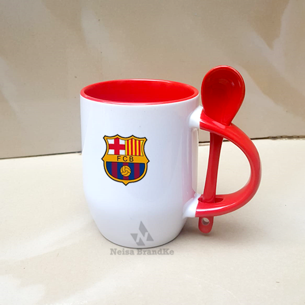 Branded Mug and Spoon Coffee Mugs