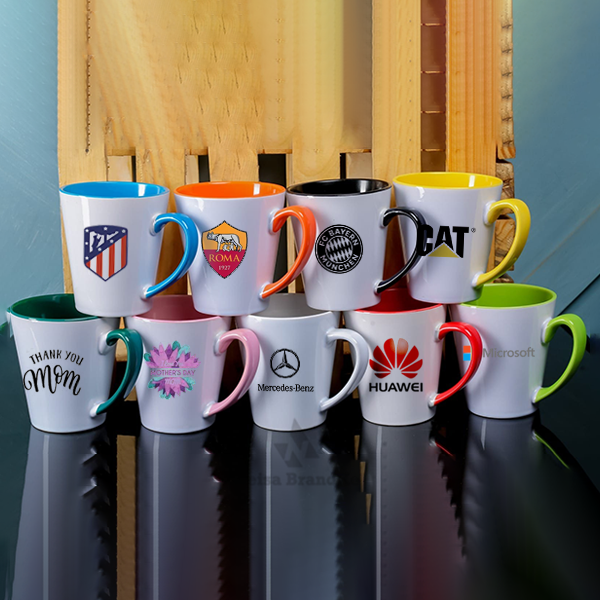 Branded Concave Mugs