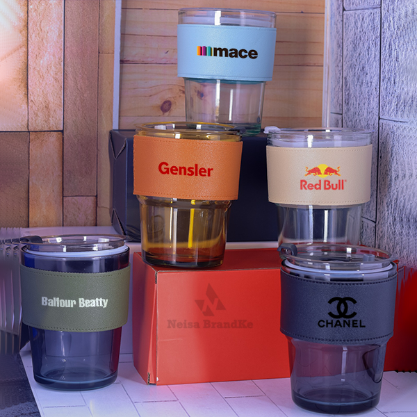 Leather Pint Glass 450ml