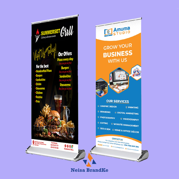 Printed Broadbase Roll Up Banner